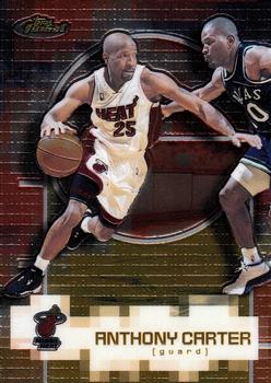 2000-01 Finest #13 Anthony Carter Front