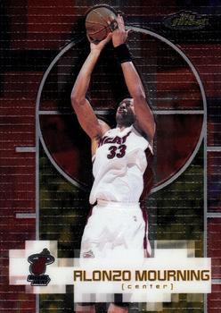 2000-01 Finest #46 Alonzo Mourning Front