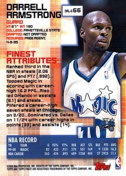 2000-01 Finest #66 Darrell Armstrong Back