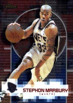 2000-01 Finest #92 Stephon Marbury Front