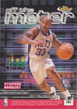 2000-01 Finest #151 Allen Iverson / Stephon Marbury Back