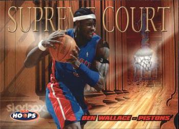 2004-05 Hoops - Supreme Court #4 SC Ben Wallace Front