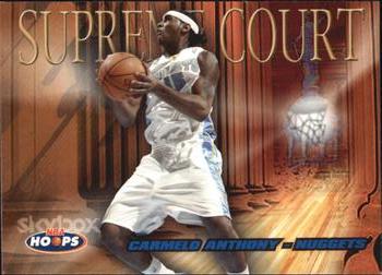 2004-05 Hoops - Supreme Court #9 SC Carmelo Anthony Front