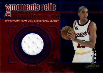 2000-01 Finest - Moments Relics #FMR10 Shareef Abdur-Rahim Front