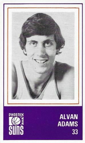 1977-78 Phoenix Suns Team Issue Postcards #NNO Alvan Adams Front