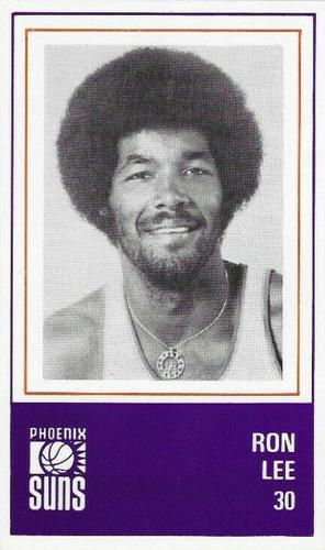 1977-78 Phoenix Suns Team Issue Postcards #NNO Ron Lee Front