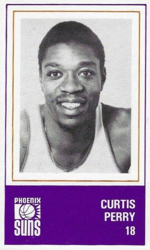 1977-78 Phoenix Suns Team Issue Postcards #NNO Curtis Perry Front