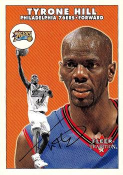 2000-01 Fleer Tradition #13 Tyrone Hill Front