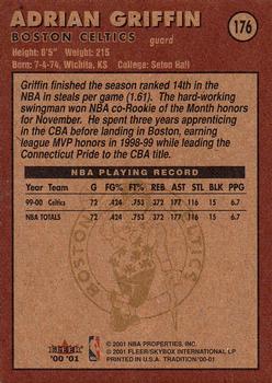 2000-01 Fleer Tradition #176 Adrian Griffin Back