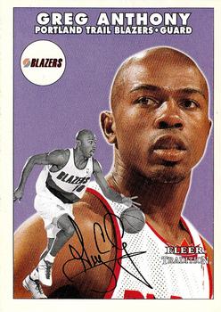 2000-01 Fleer Tradition #204 Greg Anthony Front