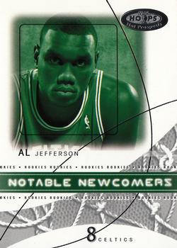 2004-05 Hoops Hot Prospects - Notable Newcomers #12 NN Al Jefferson Front