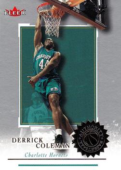 2000-01 Fleer Authority #41 Derrick Coleman Front