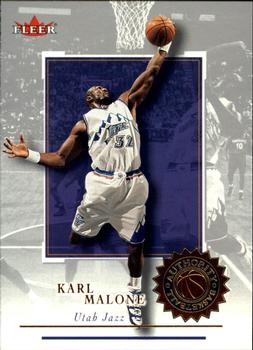 2000-01 Fleer Authority #45 Karl Malone Front