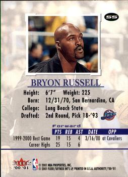 2000-01 Fleer Authority #55 Bryon Russell Back