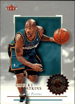 2000-01 Fleer Authority #101 Chucky Atkins Front