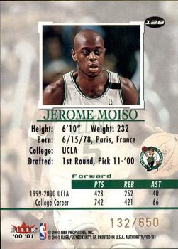 2000-01 Fleer Authority #128 Jerome Moiso Back