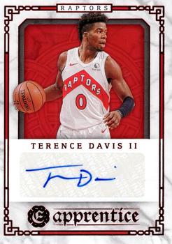 2020-21 Panini Chronicles - Apprentice Signatures Red #APR-TDV Terence Davis II Front