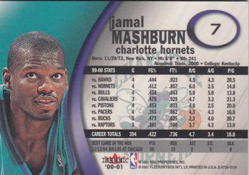 2000-01 E-X #7 Jamal Mashburn Back
