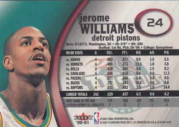 2000-01 E-X #24 Jerome Williams Back