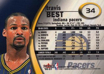 2000-01 E-X #34 Travis Best Back