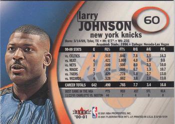 2000-01 E-X #60 Larry Johnson Back