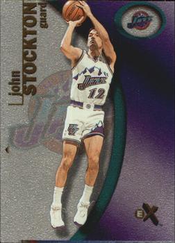 2000-01 E-X #91 John Stockton Front