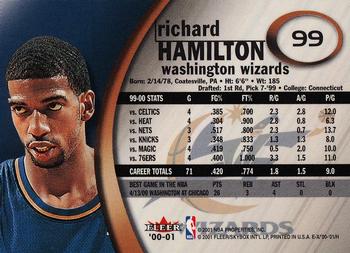 2000-01 E-X #99 Richard Hamilton Back
