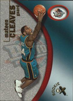 2000-01 E-X #113 Mateen Cleaves Front