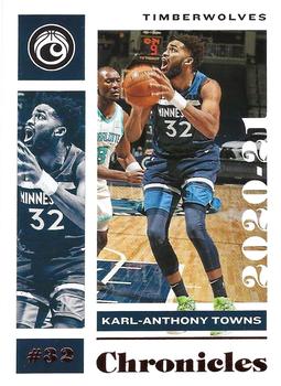2020-21 Panini Chronicles - Bronze #32 Karl-Anthony Towns Front