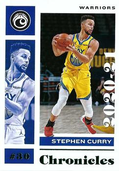2020-21 Panini Chronicles - Green #50 Stephen Curry Front