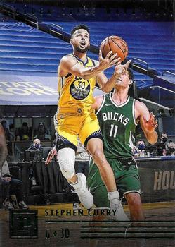 2020-21 Panini Chronicles - Green #106 Stephen Curry Front