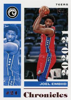 2020-21 Panini Chronicles - Pink #13 Joel Embiid Front