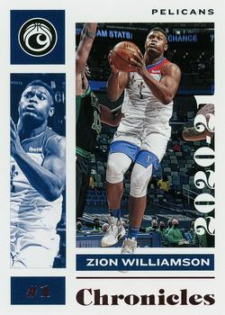 2020-21 Panini Chronicles - Pink #42 Zion Williamson Front