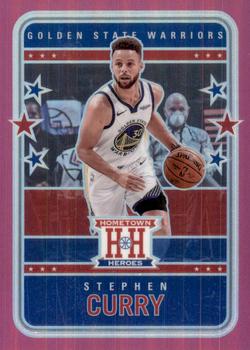 2020-21 Panini Chronicles - Pink #555 Stephen Curry Front