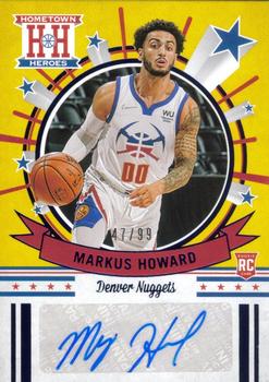 2020-21 Panini Chronicles - Hometown Heroes Rookie Autographs Blue #HH-MHW Markus Howard Front