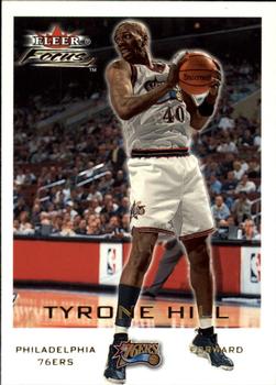 2000-2001 Philadelphia 76ers Basketball #40 Tyrone Hill Game Worn Jersey  48+4