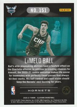2020-21 Panini Illusions #151 LaMelo Ball Back