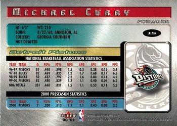 2000-01 Fleer Futures #15 Michael Curry Back