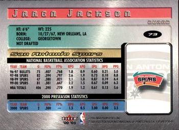 2000-01 Fleer Futures #73 Jaren Jackson Back