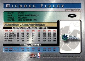 2000-01 Fleer Futures #79 Michael Finley Back
