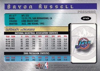 2000-01 Fleer Futures #141 Bryon Russell Back