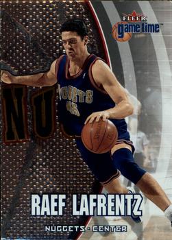 2000-01 Fleer Game Time #2 Raef LaFrentz Front