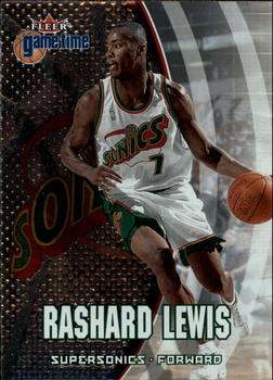 2000-01 Fleer Game Time #6 Rashard Lewis Front