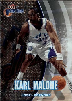 2000-01 Fleer Game Time #7 Karl Malone Front