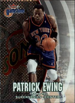 2000-01 Fleer Game Time #14 Patrick Ewing Front