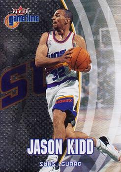 2000-01 Fleer Game Time #18 Jason Kidd Front