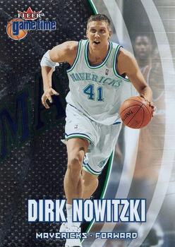 2000-01 Fleer Game Time #20 Dirk Nowitzki Front