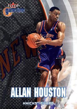 2000-01 Fleer Game Time #22 Allan Houston Front