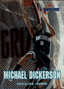 2000-01 Fleer Game Time #33 Michael Dickerson Front