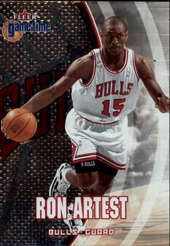 2000-01 Fleer Game Time #42 Ron Artest Front